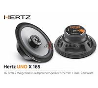 Hertz Altavoz coaxial bidireccional X165 UNO 16,5 cm 2 vías 220 W – 1 par