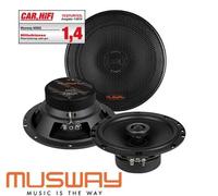 Altavoz coaxial de 2 vías MUSWAY MS62 16,5 cm (6,5") 180 vatios, 1 par