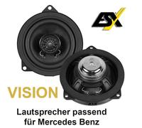 Kit Altavoces Coaxiales ESX VXM42 10cm 120W Max Para Mercedes C/GLC/E Negro