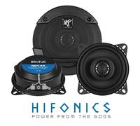 Altavoz coaxial plano de 2 vías HIFONICS BRX-42 10 cm (4") 120 vatios de pote...