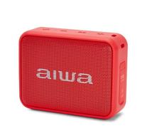 Altavoz con Bluetooth Aiwa BS-200RD/ 6W/ 1.0/ Rojo