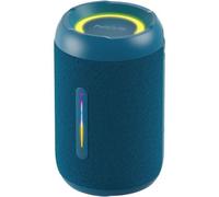 NGS Roller Furia 2 Tiny Blue - Altavoz Portátil Compatible con Tecnología Bluetooth, Impermeabilidad IPX7, 20 W, True Wireless, USB, Duración Batería 7 Horas, Negro