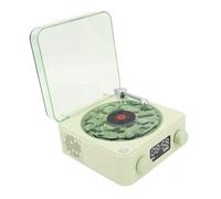 Altavoz con Luz Nocturna + Altavoz de Reproducción de Discos Vintage + 5 en 1 Despertador para el Dormitorio (#1) (#2) (#3)