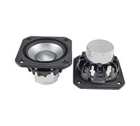 Altavoz Cuadrado de neodimio de 2,5 Pulgadas, Rango Completo, Cono de Aluminio anodizado, Tweeter de Bobina de Voz de 25 núcleos, Graves Medios, 103HZ, 20W