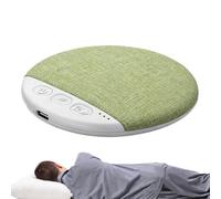 Altavoz de almohada 2026, altavoces planos inalámbricos recargables con temporizador y ruido , altavoz de almohada elegante de disco ultrafino para dormir con graves estéreo, ayuda inalámbrica