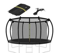 Altavoz de alta tensión - Pantalla de protección de malla, barrera tejida duradera | Escudo resistente a los rayos UV, para patio al aire libre, jardín, patio trasero, reemplazo de trampolín, red de