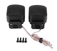 Altavoz de Audio para automóvil Tweeter Super Power Loud Square Universal Resistencia a Altas temperaturas Bobina de Voz Cesta no magnética Plástico de Grado automotriz Negro 81 g