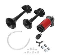 Altavoz de bocina de aire de doble trompeta para motocicleta y coche de 12V, sonido fuerte de 120dB para modelos de coches de 12V