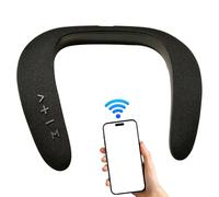 Altavoz De Cuello, Estéreo Inalámbrico, 1200 Mah, Banda para El Cuello De Audio Inalámbrico, Altavoz Portátil, Batería De Larga Duración, para Mujeres, Hombres, Hogar, Gimnasio, Al Aire Libr