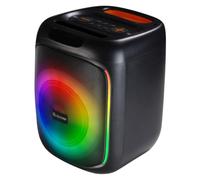 Denver Altavoz portátil BPS-165 inalámbrico y cableado 20W con LED y mando