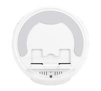 Altavoz de Inducción Inalámbrico con Luz Ambiental Dinámica, Reproductor de Música Portátil Bluetooth 5,3 para Dispositivos de 12,9 Pulgadas en Casa y Oficina (White)