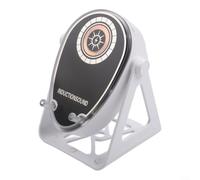 Altavoz de inducción inalámbrico con soporte de sonido de 360° con luz RGB para iPhone para Android, soporte de teléfono de carga rápida, escritorio y oficina (blanco)