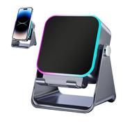 Altavoz De Inducción para Teléfono - Estación De Soporte De Audio Plegable con Luz De 10 W | Inicio Oficina Viajes Navidad Cumpleaños Hombres Mujeres Niño