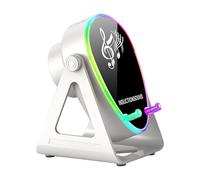 Altavoz de Inducción Rotación De 180 Grados Sonido Estéreo Con Luz