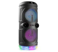 Altavoz de karaoke Bluetooth/USB/microSD de 100 W con efectos LED (negro) - FENTON SPS75