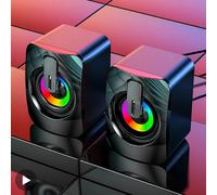 Altavoz De ordenador para PC, portátil, escritorio, Caixa De Som, Bluetooth, caja De sonido portátil, música, cable inalámbrico, USB, Mini columna acústica No Bluetooth No LED