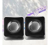 Altavoz de Ordenador USB2.0, de Altavoces Multimedia de Música Estéreo con Cable, Sonido Claro para Trabajo de Oficina, Rango de Frecuencia de 40Hz-20KHz