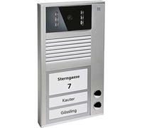 Altavoz de puerta 2 botones plateado AVC11020-0010