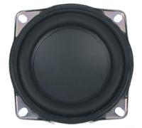 Altavoz de rango completo de 1.5 pulgadas Controlador de metal compacto para sistemas de alta fidelidad para echo Mods Science Experiment Kits Negro
