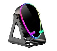 Altavoz De Soporte Del Teléfono - Multifunción Con Luz Colorida, Accesorio De Transmisión En , Batería 2000 MAH | Altavoz De Música Ligero Colorido Para Carga En Streamin