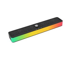 Altavoz De TV Portátil: De Sonido Compacto De 10 Cm, Amplificador De Audio con Luz RGB, Reproductor Estéreo De Graves Profundos | Inicio Patio Coche Estudio Teatro Música Entretenimient