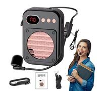 Altavoz de voz personal: mini amplificador recargable, dispositivo con batería de 12 h, de sonido, control de volumen | Presentación en el aula Soporte de audio para profesores Guías para form