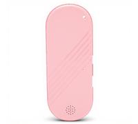 Altavoz Debajo de la Almohada, Quédese Dormido Más Tiempo con Sonidos para Dormir, Mini Altavoz de Conducción Bluetooth Estéreo Multifunción de Graves Profundos para Dormir (Rosa)