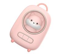 Altavoz, Diseño de Cápsula Espacial Altavoz para Exteriores Resistencia a los Arañazos Portátil con Luz para el Hogar (Rosa)