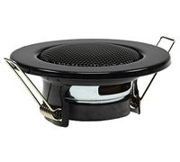 Altavoz empotrable para techo (aspecto de foco halógeno, tamaño mini, 8 cm de diámetro, 6 cm de diámetro para instalación), color negro