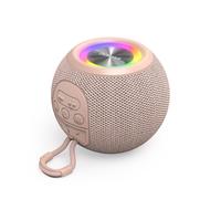 "Altavoz en forma de bola" Bluetooth®, 5 modos de luz, 5 W, rosa