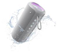 Energy Sistem Soundbliss Altavoz Bluetooth Potente 40W y Portatil TWS 12H Autonomia IPX6 Resistente al Agua Sostenible Plastico Reciclado Luces LED USB y MicroSD para Exterior e Interior Cloud