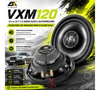 ESX VXM120 - 12 cm - Sistema coaxial de gama alta de 2 vías compatible con Mercedes-Benz W124 | 1 par