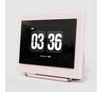 Altavoz flotante con letras con álbum de fotos digital y reloj, 14 fondos y 8 efectos, recargable para decoración del hogar y la oficina