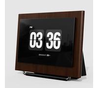 Altavoz flotante con letras con reloj digital, álbum de fotos recargable, 14 fondos, 8 efectos de visualización para decoración del hogar y la oficina