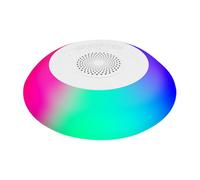 Altavoz flotante, ltoparlante inalámbrico flotante para baño, altavoz de baño inalámbrico con acústica de colores, resistente al agua, 8 modos de luz de ducha,