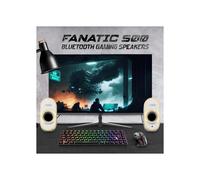 Altavoz Gaming RGB - Spirit of Gamer - FANATIC 500 ARTIC - Bluetooth 5.1 - 12W Pico - Compacto