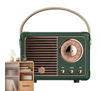 Altavoz Genérico Retro - Altavoz Portátil Inalámbrico | Vintage E Lindo Sonido Estéreo Altavoces Exteriores, Mini O Oficina En Casa Cocina Dormitorio Camping al Aire