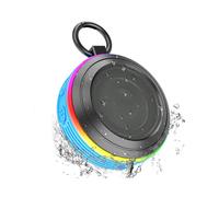 Altavoz Impermeable Baño Radio Fm Subwoofer Portátil Al Aire Libre Deportes Altavoz Centro de Música de Cine en Casa Azul