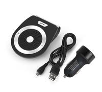 Altavoz inalámbrico Bluetooth para coche, altavoz manos libres con asistente de voz, reducción de ruido, encendido/apagado automático, clip