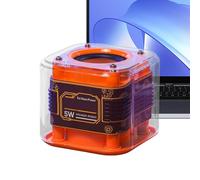 Altavoz inalámbrico de viaje, resistente al agua y a prueba de polvo, pequeño subwoofer, altavoz inalámbrico | Smart Players for Bedroom Hiking Bike Biking Shower Beach Offices Car Garage Bonfire