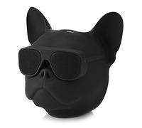 Altavoz inalámbrico HI-FI con forma de bulldog francés con función de comando de voz, con capacidad de 32G, Bluetooth 4.1, portátil, perfecto para el hogar, uso prolongado