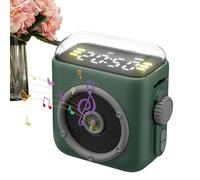 Altavoz inalámbrico - Máquina de sonido magnético | Altavoces de ordenador con clip trasero - para la sala de inicio Coche Picnic Viajes Fitness entrenamiento