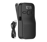 Altavoz inalámbrico para coche, altavoz manos libres para teléfono móvil | Altavoz de coche con manos libres con clip | Altavoz de llamada portátil, altavoces automotrices