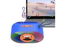 Altavoz Inalámbrico Para Exteriores - Altavoz Portátil con Conexión Inalámbrica ,Iluminación Ambiental, Larga Duración de Batería, Cordón Integrado y Diseño Compacto para Acampada, Hogar o Regalos de