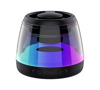 Altavoz inalámbrico pequeño - Altavoz súper portátil | Estéreo inalámbrico magnético con espectáculo de luz RGB múltiple, altavoces portátiles resistentes al agua para mujeres