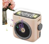 Altavoz Inalámbrico Pequeño: De Sonido Magnética con Clip Trasero, Altavoz Portátil para Exteriores, Audio Compacto Resistente Al Agua | para Estudiar En Casa, Hacer Picnic Y Hacer Ejer