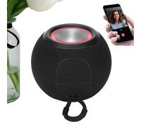 Altavoz Inalámbrico Portátil,Altavoz Inalámbrico para Ducha - Reproductor De Audio con Luz Colorida Radio FM USB para Dormitorio Senderismo Hogar Playa Acampada Cocina Viajes Universidad