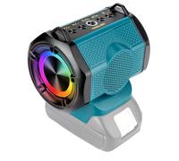 Altavoz inalámbrico portátil para Makita 18v LXT batería, pequeño Altavoz inalámbrico para Obras, hogar y Fiestas (batería no incluida)