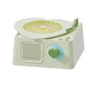 Altavoz inalámbrico Reproductor de música, de Sonido con Luces RGB, diseño Retro de Tocadiscos, Equipo portátil para Sala de Estar, Camping, Fiestas, 5.1 x 4.9 x 3.3 Pulgadas