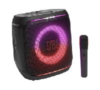 JBL Partybox Encore 2, altavoz inalámbrico bluetooth para fiestas, con micrófono, 15h de autonomía, resistente a salpicaduras, sonido JBL Pro y AI Sound Boost, compatible con Auracast, negro